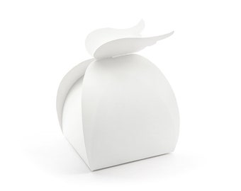 10 boxes of paper white, gift wrapping, gift box white wings, confirmation, gift, baptism