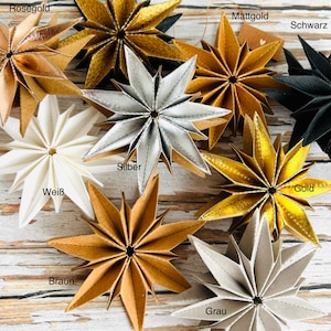 Snappap, poinsettia, vegan, paper star, folded star, Christmas star, Christmas gift, Christmas decoration image 3