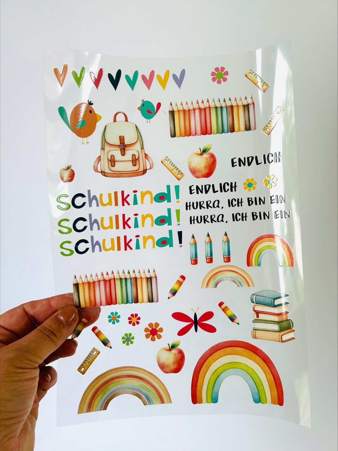 Sticker, Rub on Sticker, Back to School, Rubon, Rubonsticker, Stickers ...