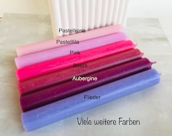 Stick candle, table candle, solid colored, different colors, candle, table decoration,