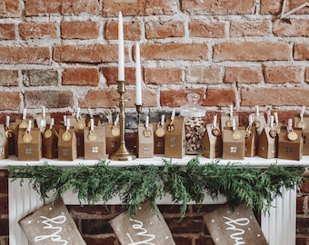 Advent calendar to fill, advent calendar cottages, advent calendar house, advent calendar to fill yourself. Cottage Advent Calendar