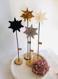 Snappap, Christmas star, vegan, paper star, star on a stick, Christmas decoration, Christmas decoration, star, Christmas gift