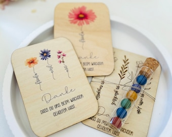 Seed balls, gift for educator, farewell kindergarten, gift for teacher, farewell elementary school, flower marbles