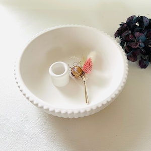 Decorative bowl, candle holder bowl, candle holder stick candle, gift set, gift set candle, candle with candle holder, decorative bowl, Skandi, scandi