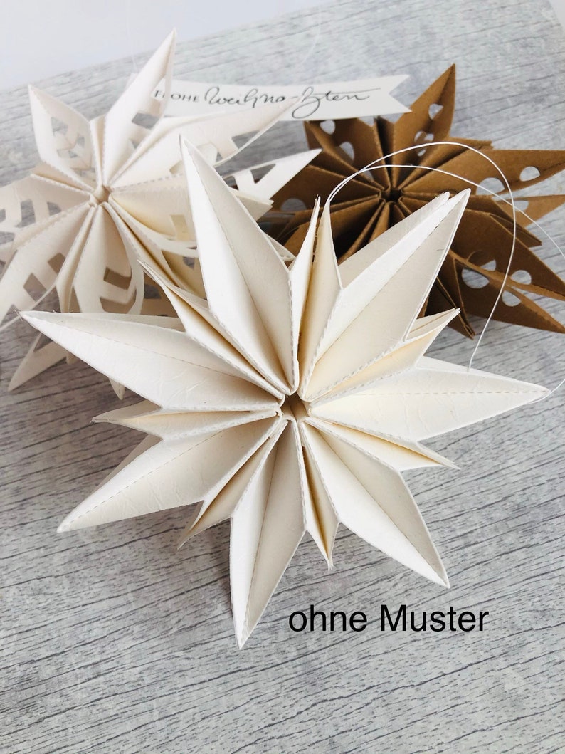 Snappap, poinsettia, vegan, paper star, folded star, Christmas star, Christmas gift, Christmas decoration image 8