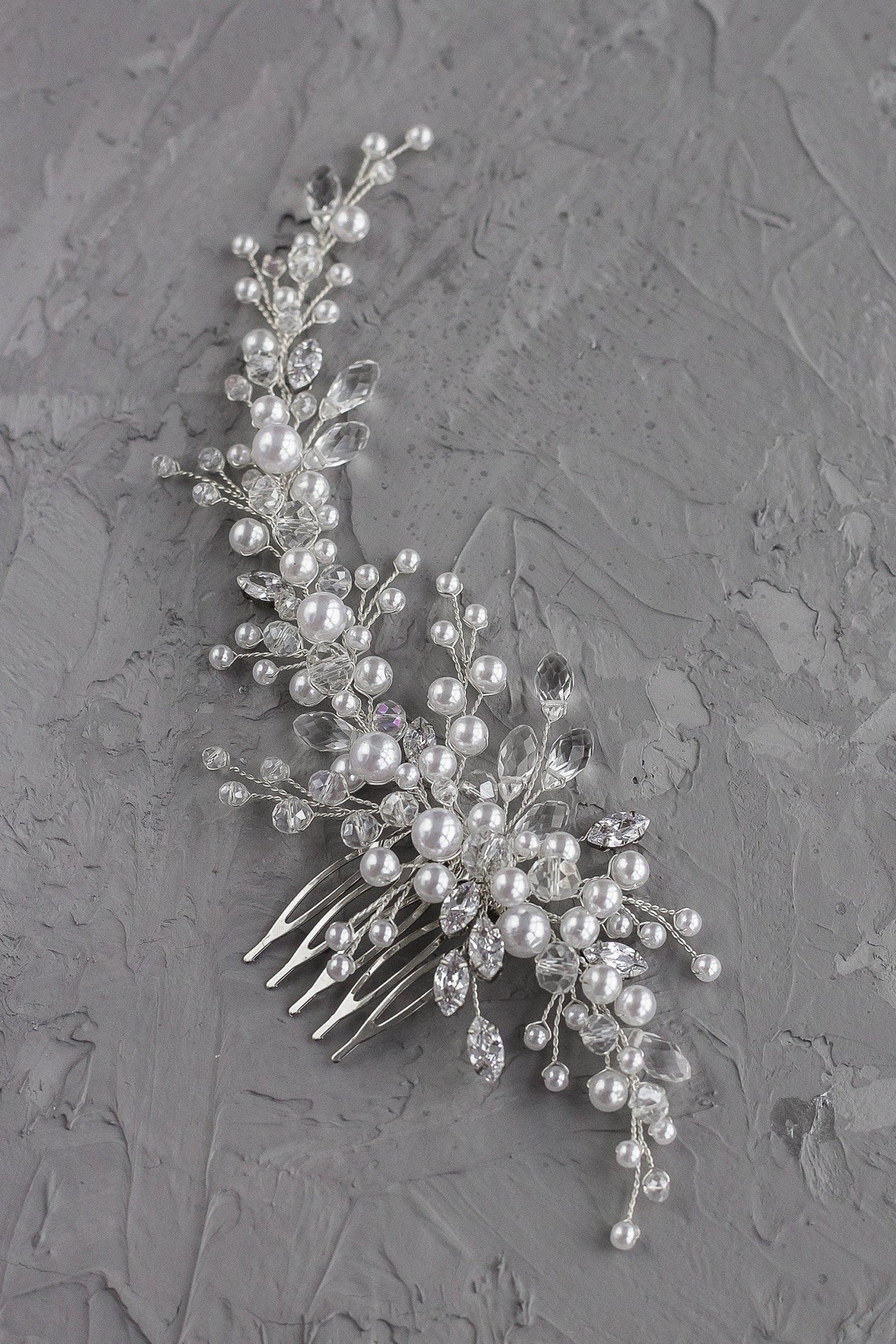 6 Stück Haarkämme Mit Strass – Für Hochzeit, Abschlussball, Partys – Dekorativer Haarschmuck