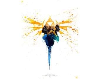 Zelda and Link Fine Art Print