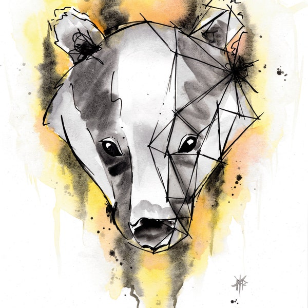 Dachs A4 Fine Art Print