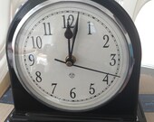 Smiths Style Art Deco Bakelite clock with Quartz movement and Westminster chiming mechanism