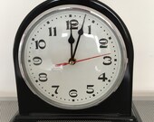 Smiths Style Art Deco Bakelite clock with Quartz movement.