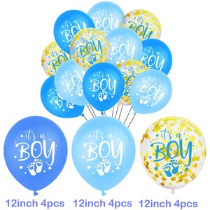 Gender Reveal It's a Boy Balloon Pack Set of 12 image 2