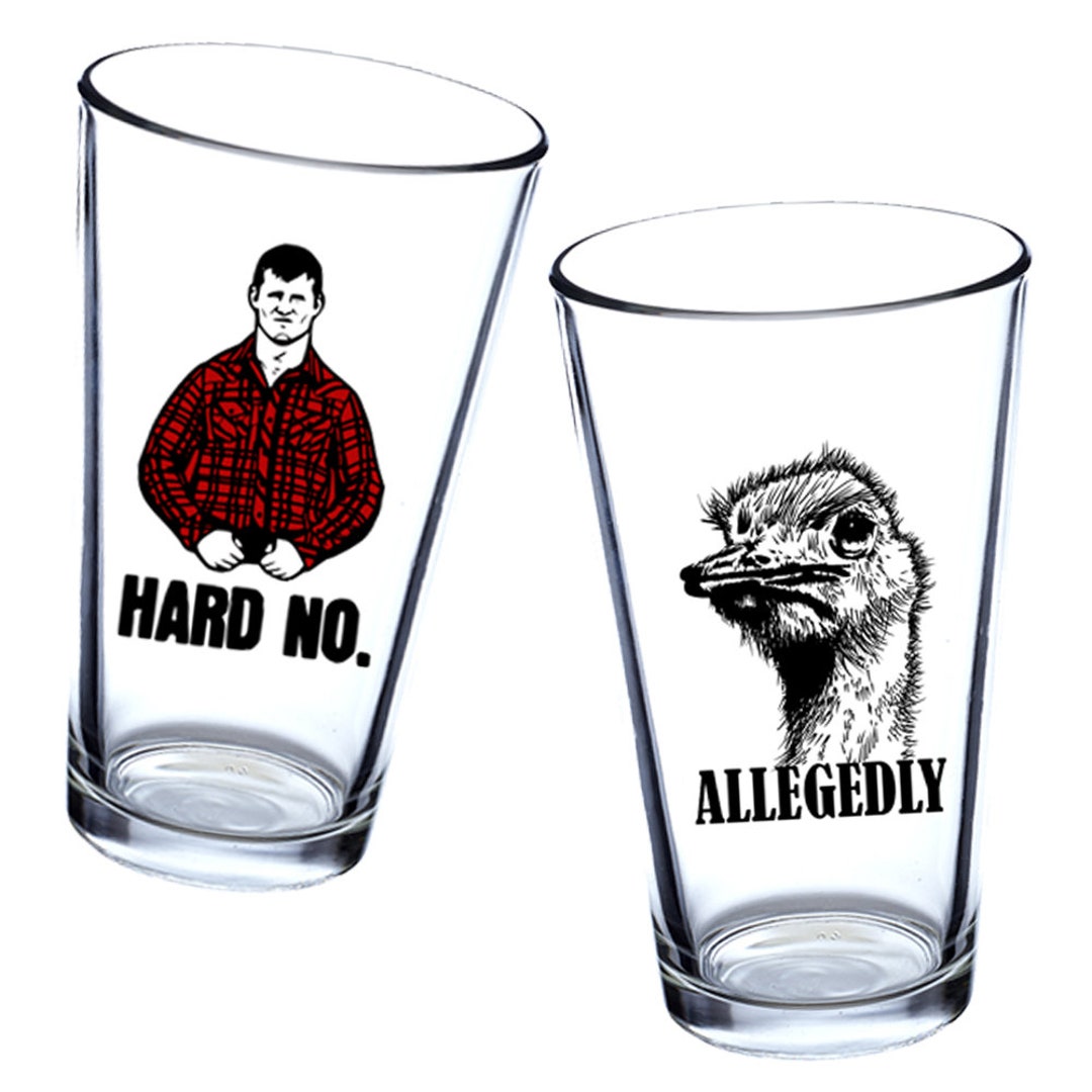 Letterkenny Pint Glass Sets 2 Glasses per Set Multiple Etsy