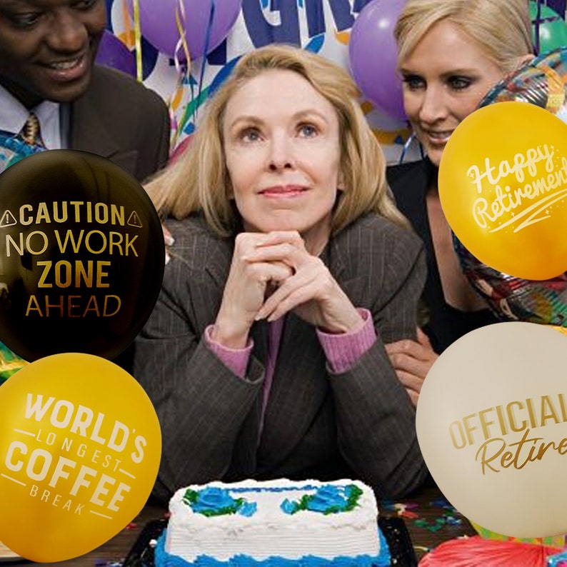 30 Pack 12 Inch Funny Retirement Balloons Etsy