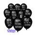 Happy Fucking Birthday Party Balloon Pack - Funny NSFW Insulting Old Age Birthday Party Balloons with 10 Different Offensive Phrases