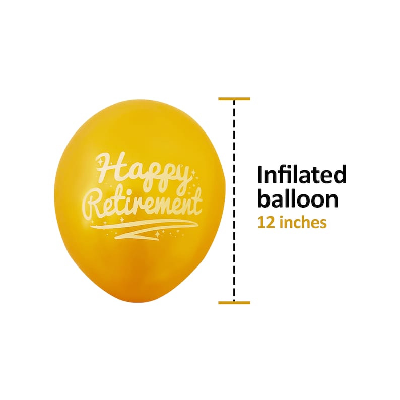 30 Pack 12 Inch Funny Retirement Balloons image 5