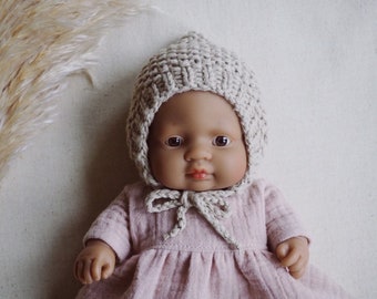 32cm MINILAND Hand knitted beanie