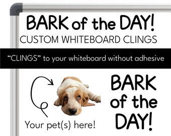 Rinde des Tages Whiteboard Clings | Klassenzimmer-Ideen für Hundeliebhaber | Klassenzimmer Whiteboard