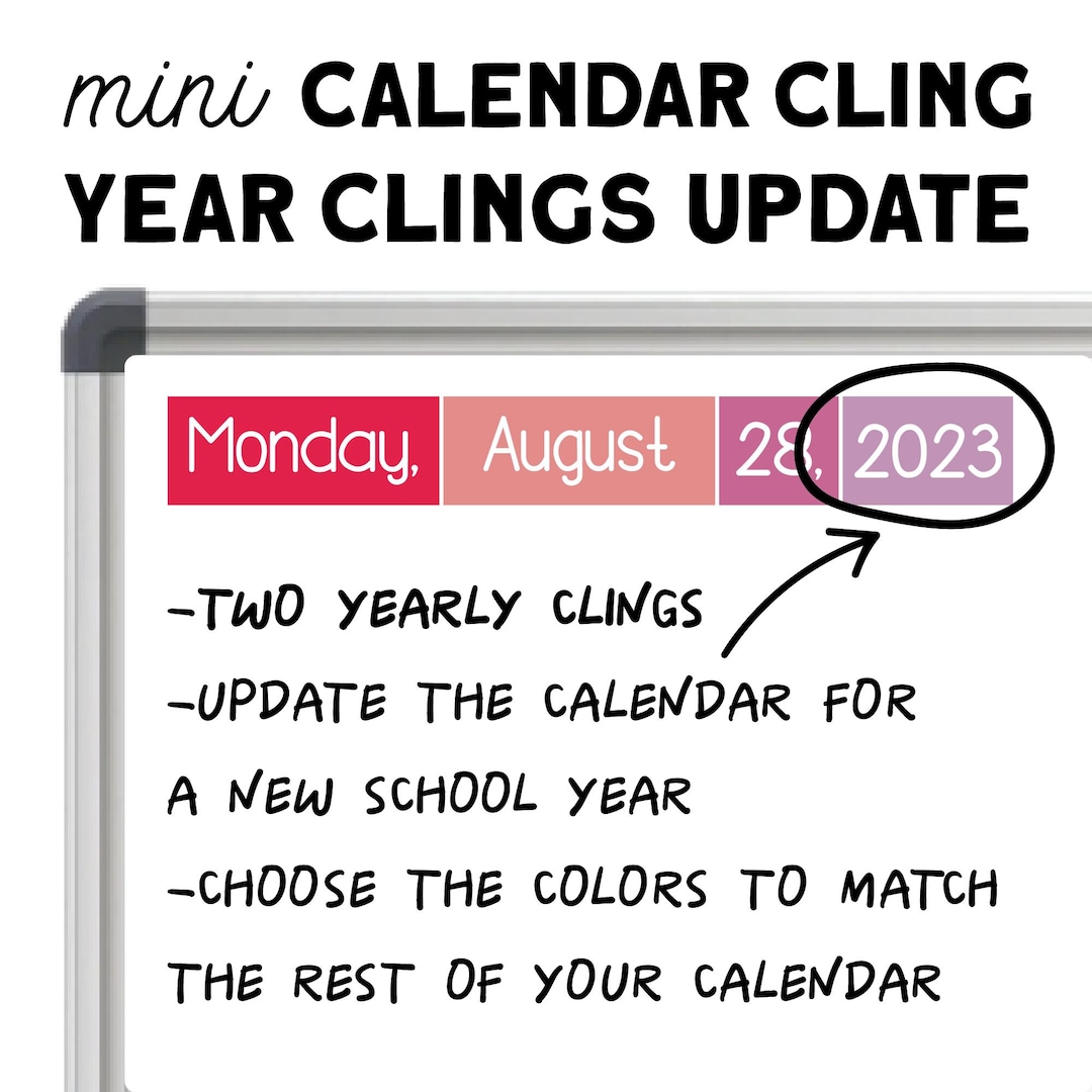 Mini Calendar Whiteboard Cling Set Years Only Classroom Flip Chart mini-calendar-whiteboard-cling-set-years-only-classroom-flip-chart