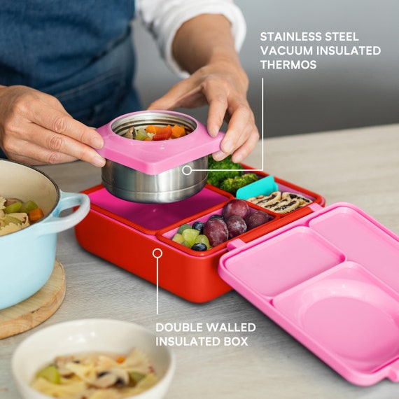  OmieBox Bento Box for Kids - Insulated with Leak Proof