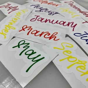 Custom Static Cling Decal | Nonadhesive, Repositionable, and Reusable | Whiteboard, Inside or Outside of Windows, or Mirrors