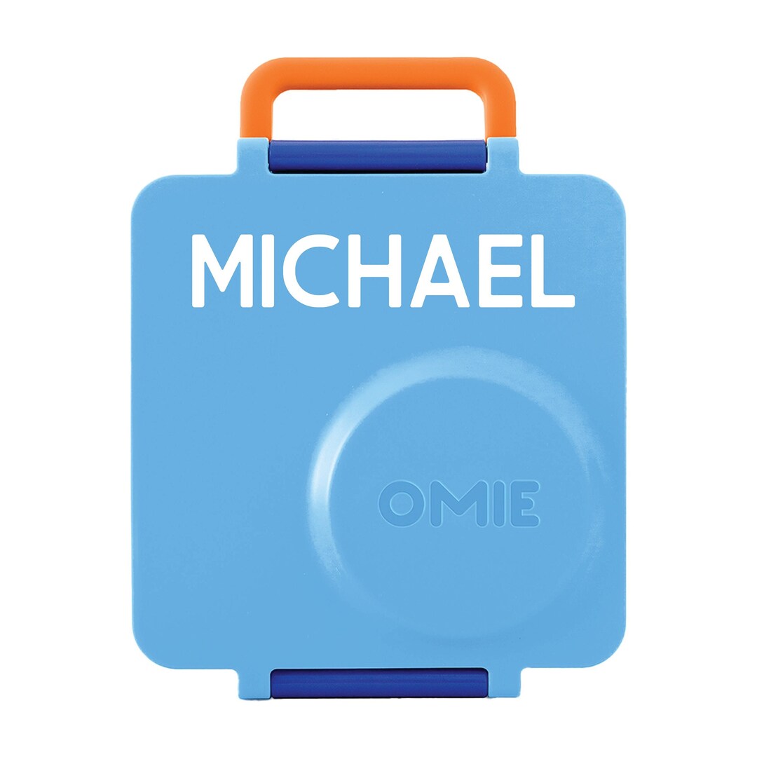 Custom Omiebox Bento Box for Kids Personalized Lunch Box Blue Sky
