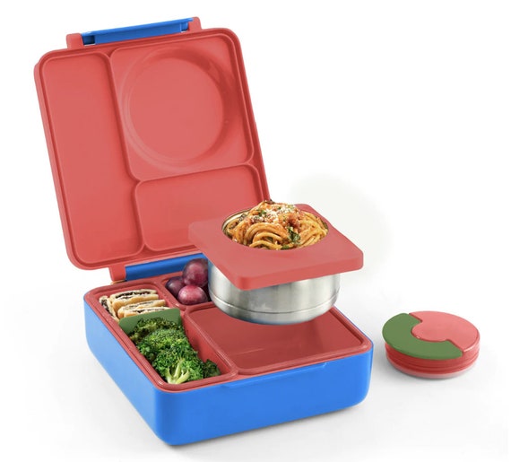 Omie Box - Insulated Bento Box with Leak Proof Thermos Food Jar, Sunshine