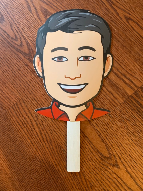 Bitmoji cara cortada en un palo / foto Booth Prop / boda - Etsy España Bitmoji cara cortada en un palo / foto Booth Prop / boda - Etsy España