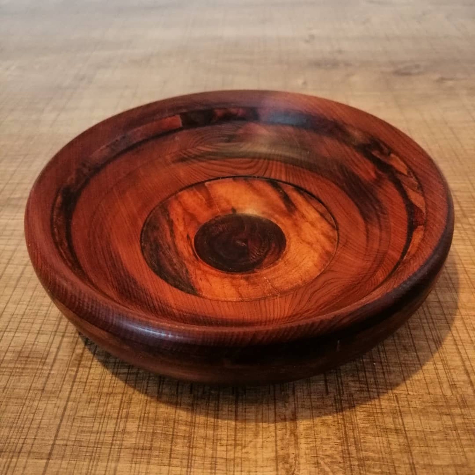 Wooden Bowl Unique Natural Mahogany and Wenge Tree Wood Bowl Etsy