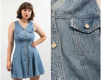 blue jean sundress