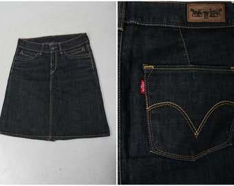 levi strauss denim skirts