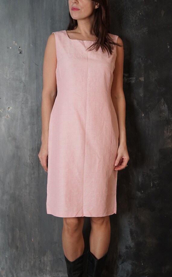Baby pink pencil dress discount