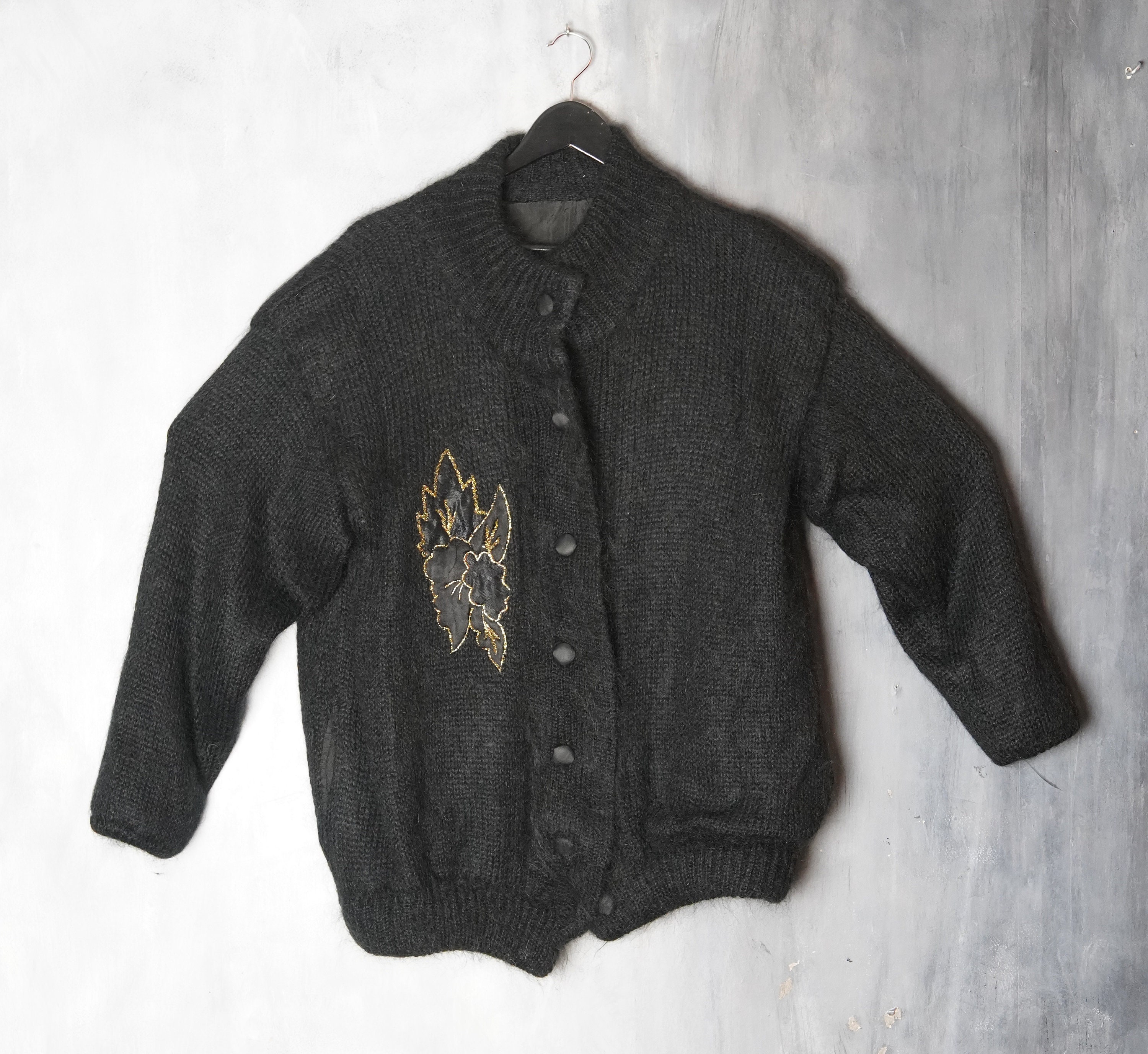 Vintage Black Warm Mohair Cardigan / 80s Women Black Long Mohair Cardigan /embroidered Cardigan /winter Sweater /oversized One Size Cardigan - Etsy UK Vintage Black Warm Mohair Cardigan / 80s Women Black Long Mohair Cardigan /embroidered Cardigan /winter Sweater /oversized One Size Cardigan - Etsy UK
