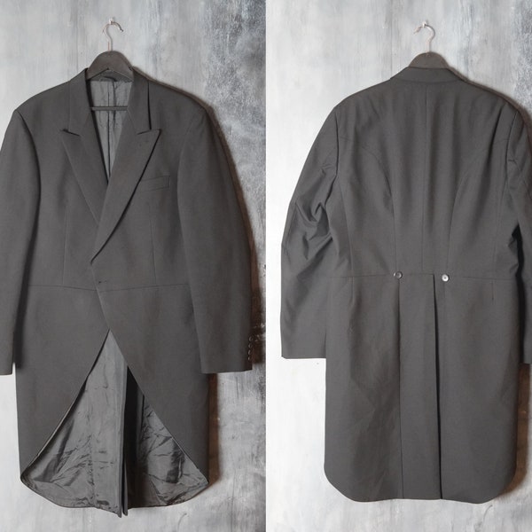 Costume de mariage pour hommes / Tuxedo d’événement formel / Costume habillé pour hommes / Manteau Manhand formel / Tailcoat de mariage / Costume homme noir / Costume d’événement formel /