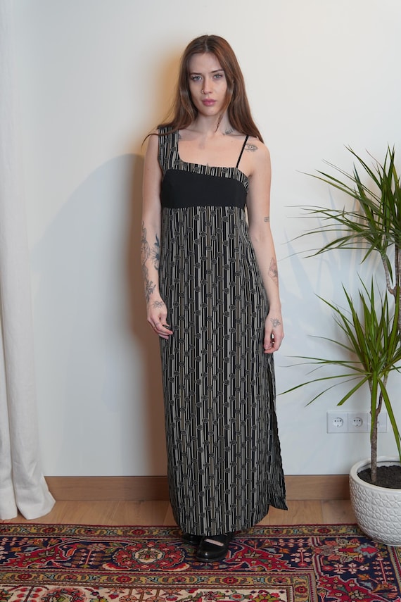 slim fit dress slacks Vertical Stripe Fitted Maxi Dress – Endless Rose