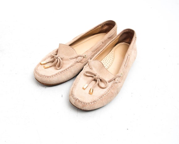 Michael Kors Moccasins / Beige Moccasins With Ribb