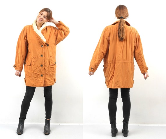 80s Skiing Parka / Head Parka / Brown Parka / Ski