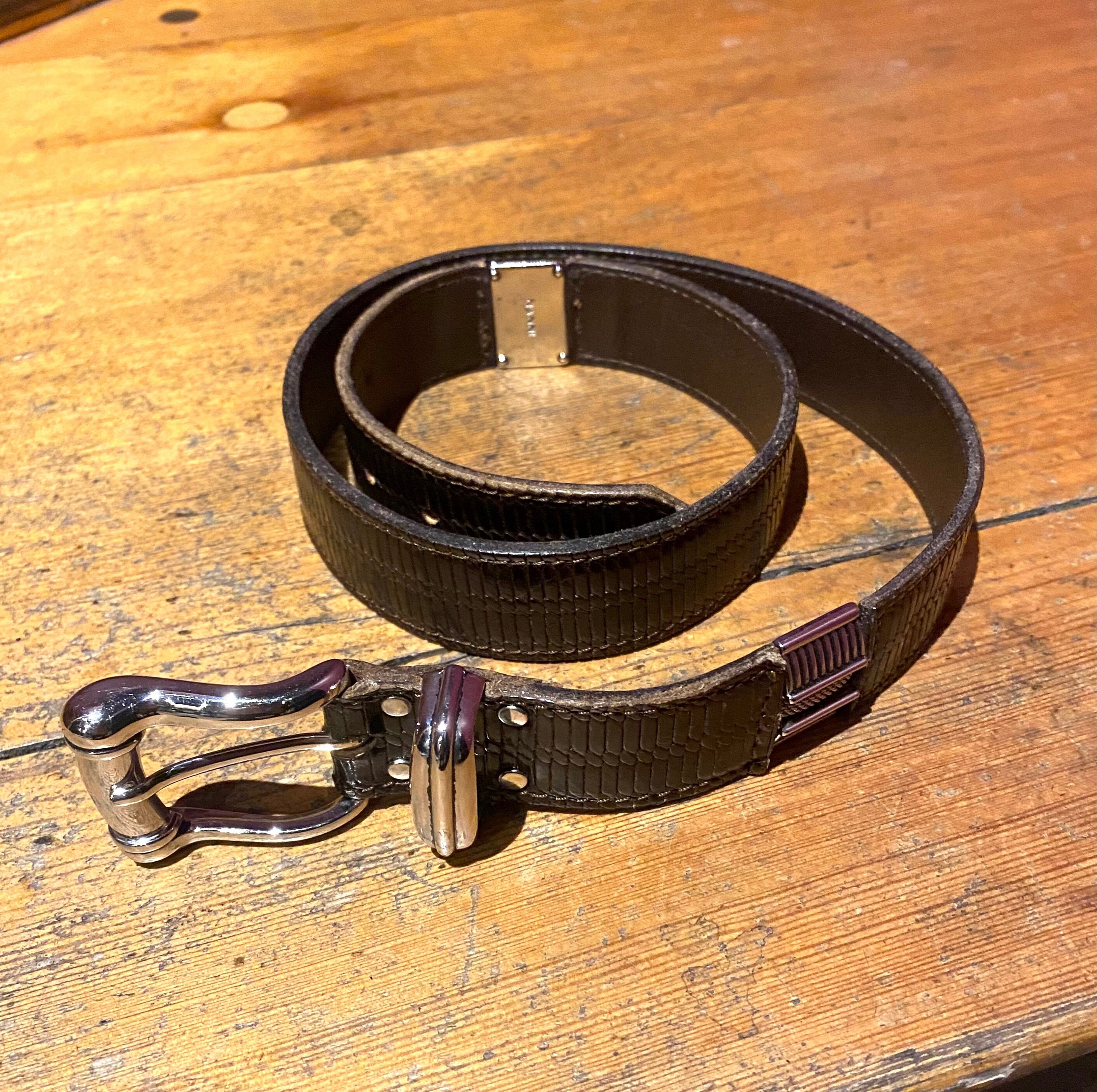 NANNI ミラノ 45000円で購入 金属加工細工 革コンビ 帷子ベルト NANNI ミラノ 45000円で購入 金属加工細工 革コンビ 帷子ベルト