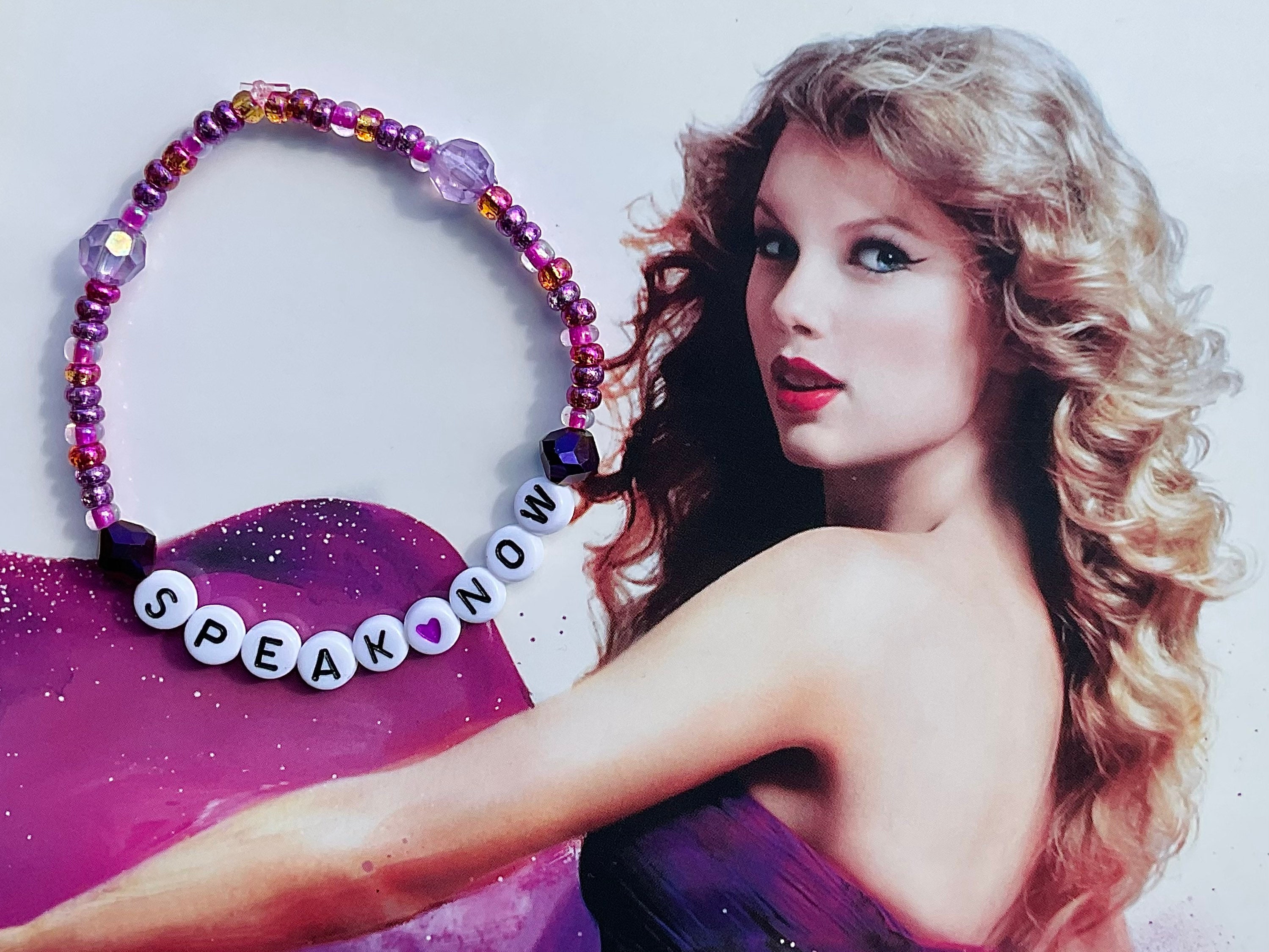 Taylor Swift Speak Now Bracelet Etsy