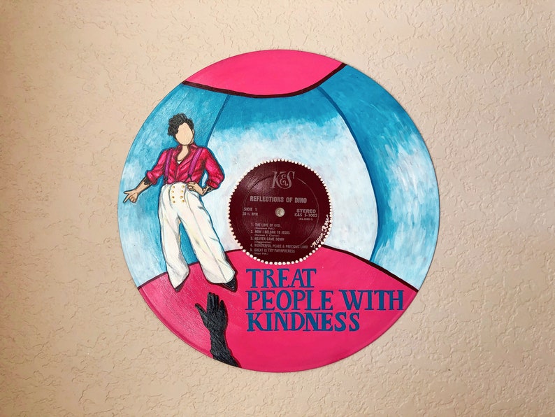 Harry Styles Fine Line Painted Vinyl | Etsy