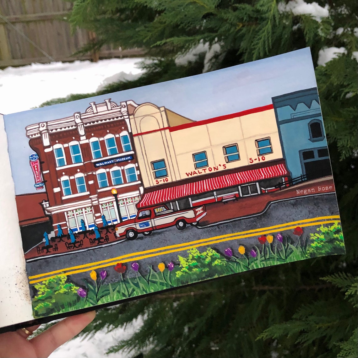 Bentonville Arkansas Art Print Etsy