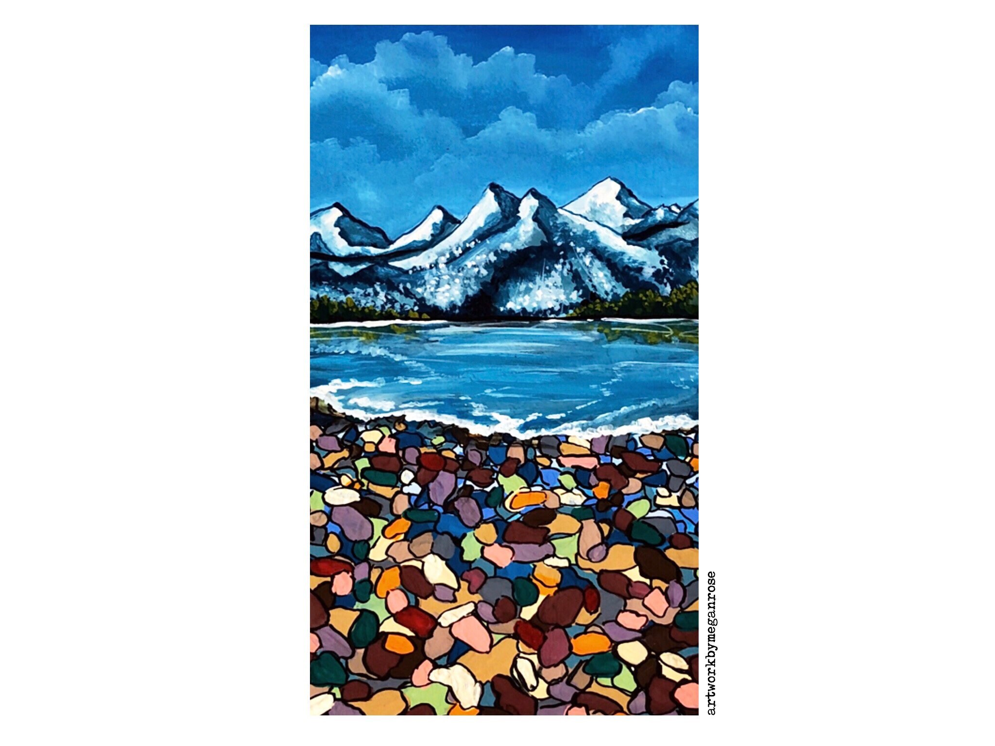 glacier national park art print etsy glacier national park art