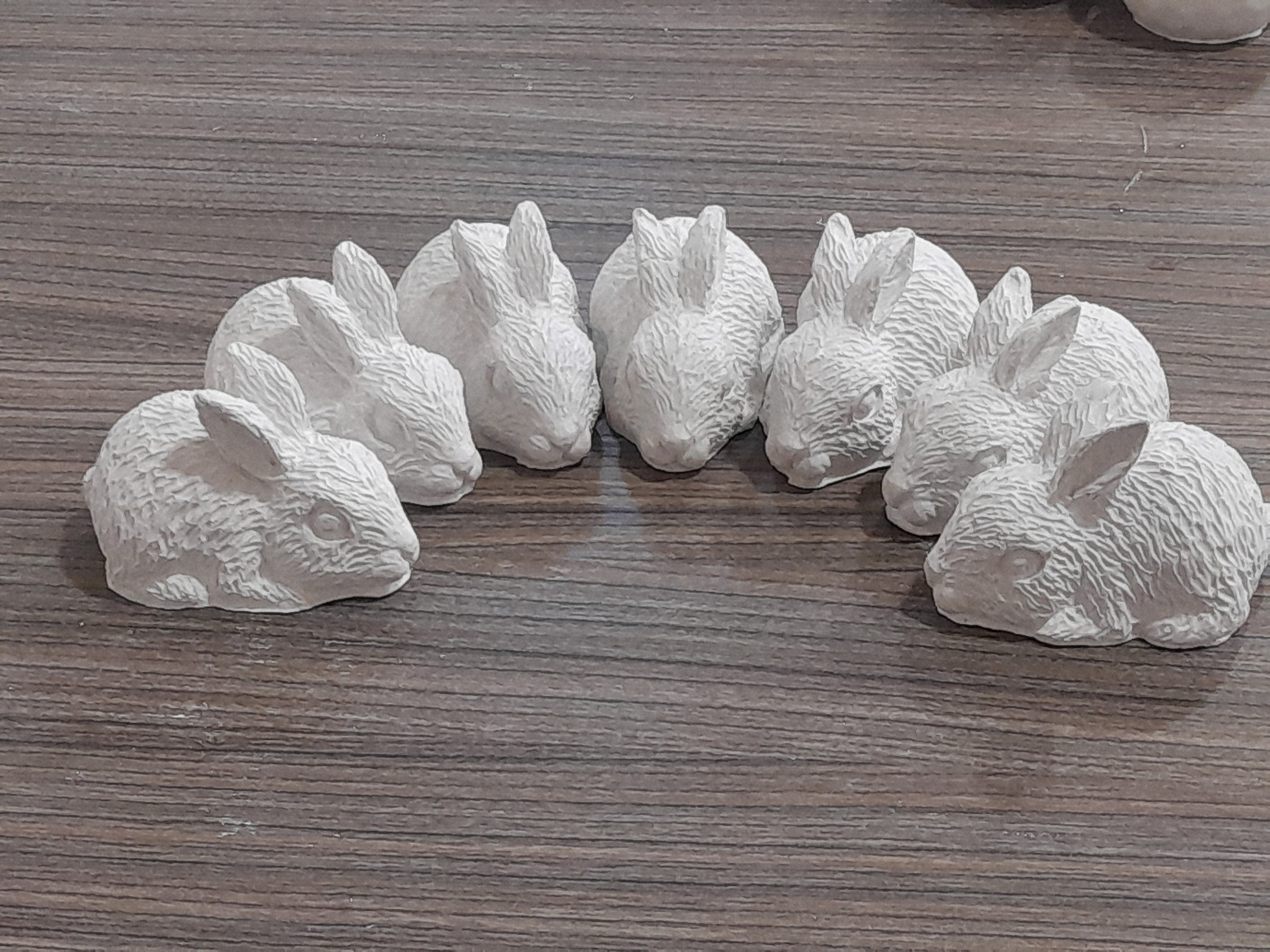 Plaster Figure of a Rabbit to Color, Plaster Rabbit Figure Ready to ...