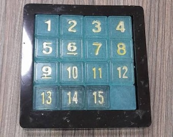 Number Cubes Puzzle, Educational Wooden Brain Teaser for Kids and Adults, Fun Learning Toy Gift