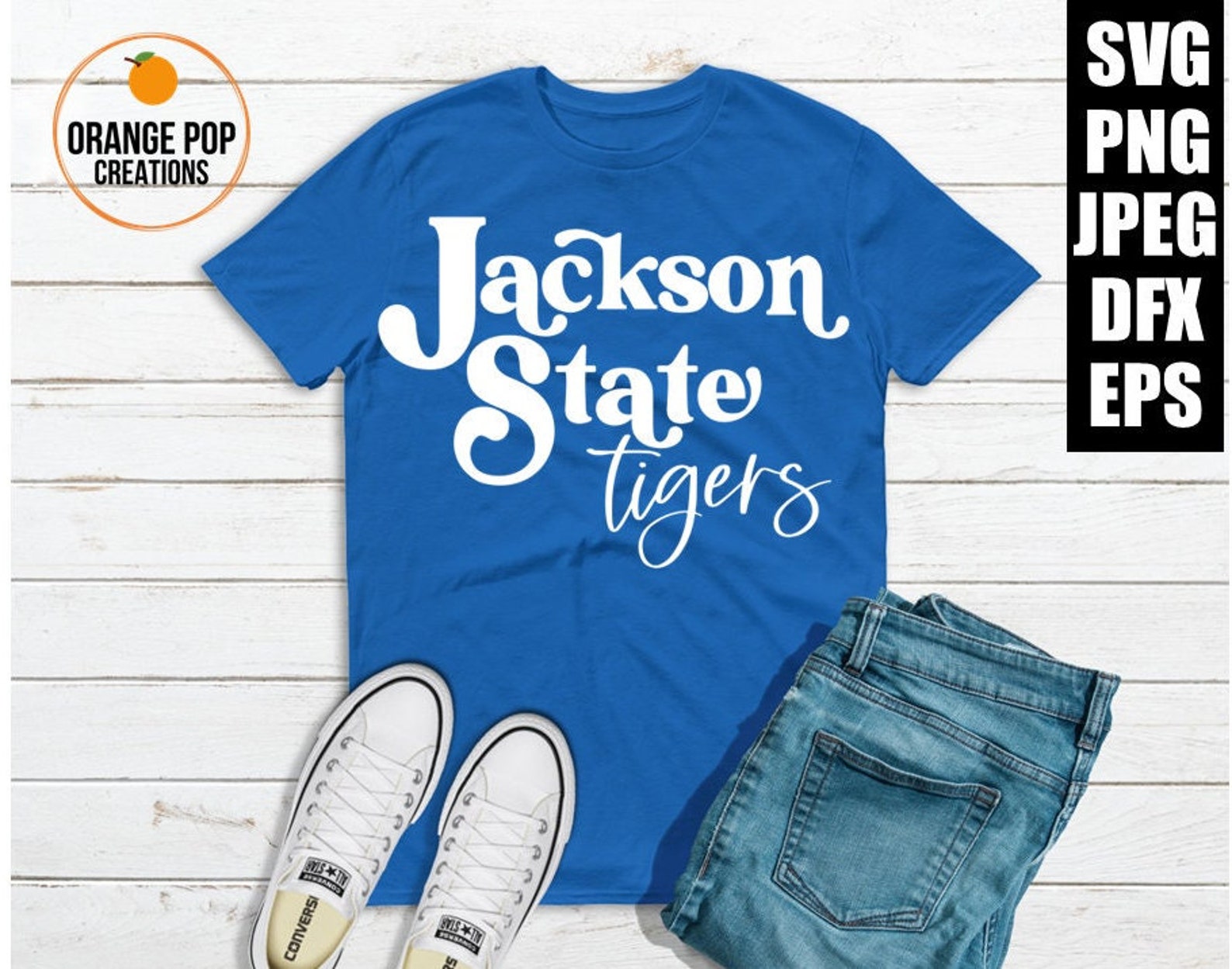Jackson State University SVG HBCU SWAC College Football Etsy