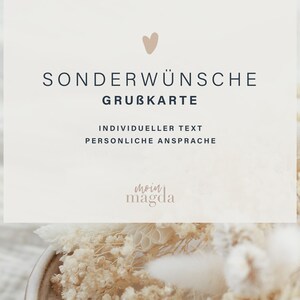 Grußkarte Sonderwunsch