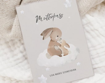 Funda de registro de maternidad CONEJITO personalizada, por favor lea los detalles del producto