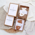 Pregnancy announcement: MATTI gift box for dad, aunt, you're going to be grandma and grandpa with baby socks, baby announcement, becoming parents