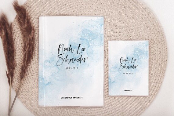 Set U-Heft und Impfpass personalisiert "Oceanlove" ,, bitte Produktdetails lesen