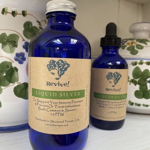 LIQUID SILVER, Whenever You Need Extra Immune Support.  Your Health is Your Wealth!!!