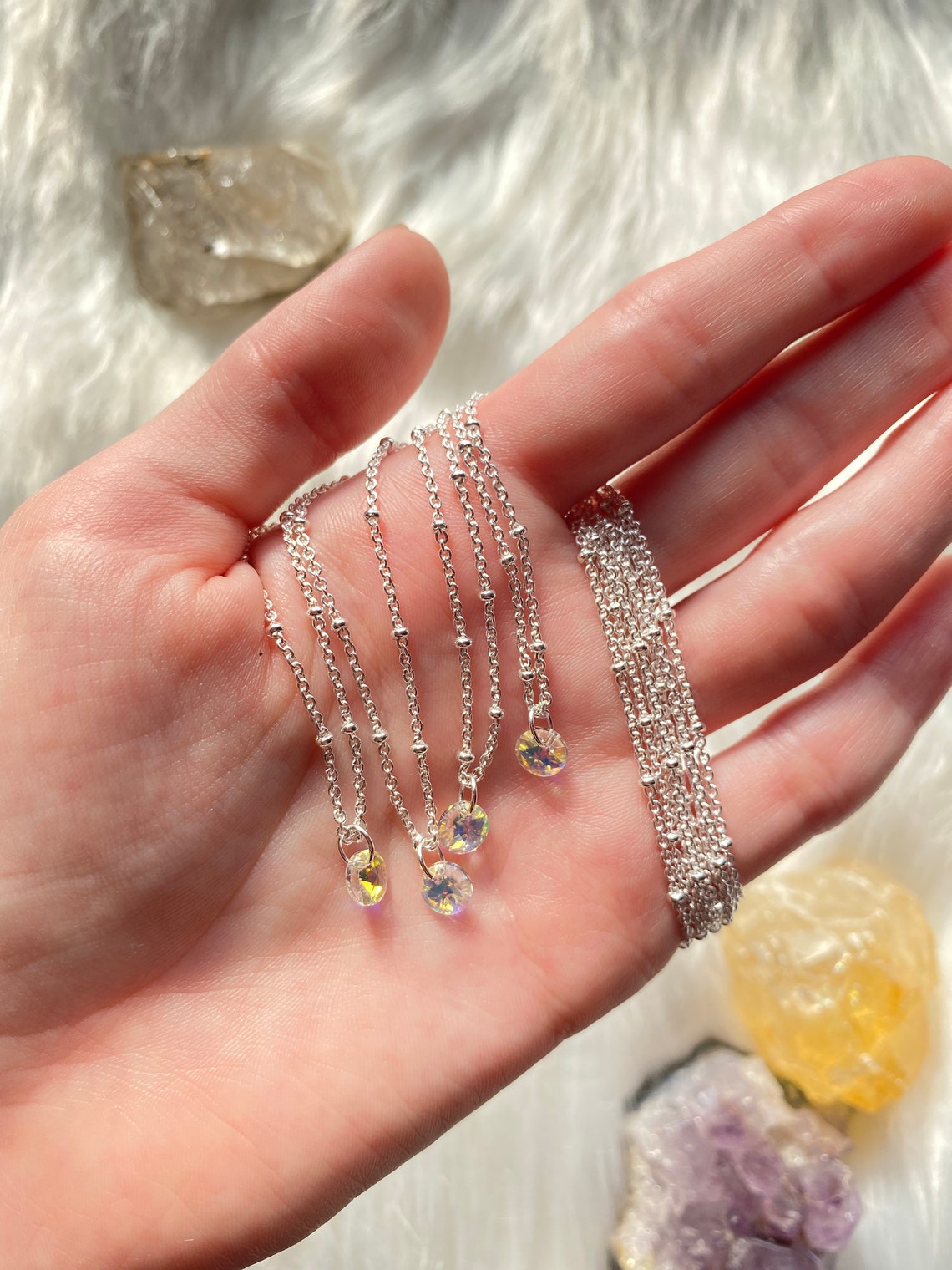 Swarovski Crystal Choker Crystal Choker Necklace Dainty Etsy